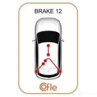 Трос ручника COFLE 92.17.03 67 6LHCH 4299045 17.0367 - Изображение 2