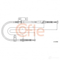 Трос ручника COFLE 4299087 92 .17.0596 17.0596 R4SZRU2