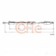 Трос сцепления COFLE 11.2783 672CH Renault Trafic 1 (TXX, TXW, PXX) 1980 – 2001 92 .11.2783