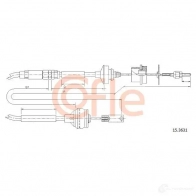 Трос сцепления COFLE Peugeot 306 1 (7A, 7C, N3, N5) Хэтчбек 1.6 98 л.с. 2000 – 2001 V77RWBM 92.15.36 31 15.3631