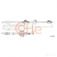 Трос сцепления COFLE H9MRM 92.1 1.3042 11.3042 4298006