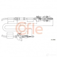 Трос сцепления COFLE 92.11 .3064 Peugeot 405 2 (4B) Седан 1.9 D 69 л.с. 1992 – 1994 2C7ESYD 11.3064