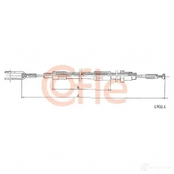 Трос сцепления COFLE UNIQWYD 1702.1 4299671 92.170 2.1