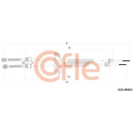 Трос коробки МКПП COFLE 2CB.VK013 Volkswagen Transporter (T5) 5 Автобус 2.0 TDI 84 л.с. 2009 – 2015 6S OP07