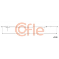 Трос ручника COFLE 92.1.CT003 Citroen C3 2 (SC, PF1) Хэтчбек 1.2 VTi 82 82 л.с. 2012 – 2025 S PVNP4U