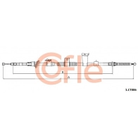 Трос ручника COFLE 92.1.CT006 1440992185 5B ZRAWT