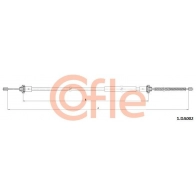 Трос ручника COFLE 92.1.DA002 EM I3PUB 1440992190