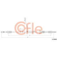 Трос ручника COFLE DWYX OVO Ford Transit Custom 1 (V362) Автобус 2.0 TDCi 105 л.с. 2015 – 2025 92.1.FD010