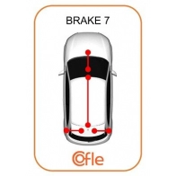 Трос ручника COFLE 92.1.FD023 DCZM5 N8 Ford Transit 8 (V363) Автобус 2.0 EcoBlue RWD 170 л.с. 2019 – 2025