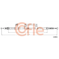 Трос ручника COFLE 2UFP 7X 92.1.KI011 Kia Clarus (GC) 1 Универсал 1.8 i 16V 116 л.с. 1998 – 2025