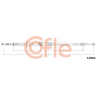 Трос ручника COFLE 7M H320 Mitsubishi Outlander 2 (CW) 2006 – 2012 92.1.MT001