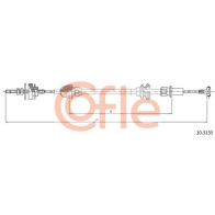 Трос сцепления COFLE 92.10.3155 CR T9CJ Seat Ibiza (6K1) 2 Хэтчбек 1.4 54 л.с. 1997 – 1999