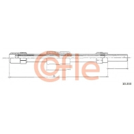 Трос сцепления COFLE 92.10.333 T0I HP 1440992481