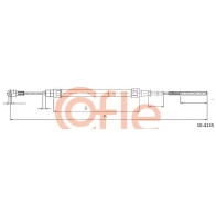 Трос ручника COFLE 92.10.4135 E0 X9JH 1440992524 - Изображение 1
