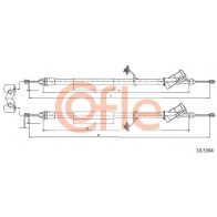 Трос ручника COFLE Ford Focus 2 Универсал 1.8 TDCi 115 л.с. 2004 – 2012 92.10.5364 8I UTB