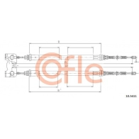 Трос ручника COFLE 92.10.5411 Ford Escort 7 (FA, ALL) Кабриолет 1.8 Zetec 16V xR3i 130 л.с. 1995 – 2000 BI AXC