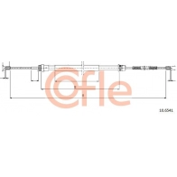 Трос ручника COFLE Renault Twingo (C06) 1 Хэтчбек 1.2 16V (C06C. C06D. C06K) 75 л.с. 2001 – 2007 LEYZX I9 92.10.6541