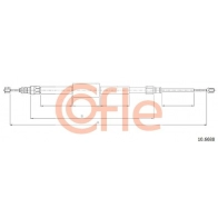 Трос ручника COFLE Renault Megane (EM) 2 Кабриолет 2.0 139 л.с. 2003 – 2007 92.10.6688 Q 5GFT0A