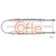Трос ручника COFLE A6T7 Z Volkswagen Passat 92.10.741