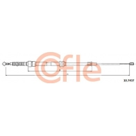 Трос ручника COFLE ZC MEY Volkswagen Caddy (2KB, 2KJ, 2CB, 2CJ) 3 Минивен 1.9 TDI 4motion 105 л.с. 2008 – 2010 92.10.7437