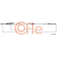 Трос ручника COFLE 92.10.7491 UJH1 Z Volkswagen Passat (B3-B4) 2 Универсал 2.0 16V 150 л.с. 1994 – 1997