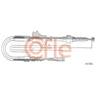 Трос ручника COFLE J 5ZEG1 92.10.7581 Audi 100 (C4) 4 Универсал 2.3 E 133 л.с. 1991 – 1994
