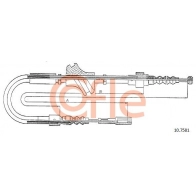 Трос ручника COFLE J 5ZEG1 92.10.7581 1440993051
