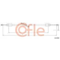 Трос ручника COFLE 92.10.9460 PU7 Y3 Mercedes C-Class (S204) 3 Универсал