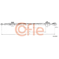 Трос газа COFLE 92.11.0123 Ford Fiesta E1Z 46