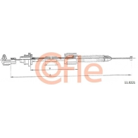 Трос газа COFLE 1440993307 QUE ZK9 92.11.0221