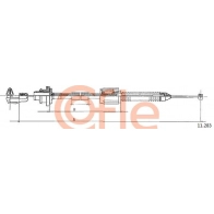 Трос газа COFLE 92.11.0283 GKZ TCYP 1440993317