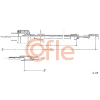 Трос сцепления COFLE 1440993370 92.11.219 HW96 UPT