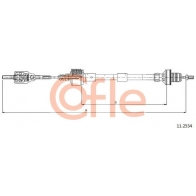 Трос сцепления COFLE R 44J22O 92.11.2534 Opel Corsa (B) 2 Хэтчбек 1.4 i 16V (F08) 90 л.с. 1994 – 2000