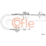 Трос сцепления COFLE D4B 6V 92.11.3008 1440993500