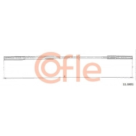 Трос сцепления COFLE 92.11.3801 C R4NF4Y 1440993584