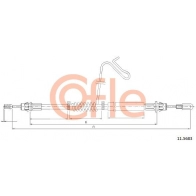 Трос ручника COFLE 8G QLSEO Ford Transit 7 (FM) Грузовик 2.2 TDCi RWD 155 л.с. 2011 – 2014 92.11.5683