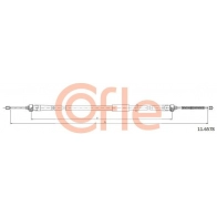 Трос ручника COFLE Renault Clio (BH) 4 Хэтчбек 1.5 dCi 75 75 л.с. 2012 – 2025 1 X7PA 92.11.6578