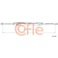 Трос ручника COFLE 92.11.6761 ZVQ2 A Renault Espace (JS63) 2 Минивэн 2.1 TD (J63E) 90 л.с. 1994 – 1996