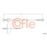 Трос ручника COFLE Renault Trafic (JL, X83) 2 Автобус 1.9 dCI 100 (JL0C) 101 л.с. 2001 – 2025 XA43 ZW 92.11.6817