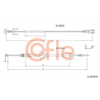 Трос ручника COFLE Renault Trafic (JL, X83) 2 Автобус 1.9 dCI 100 (JL0C) 101 л.с. 2001 – 2025 92.11.6818KB AV QIR0