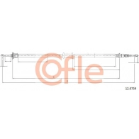 Трос ручника COFLE IIE 4E Fiat Idea 92.12.0739
