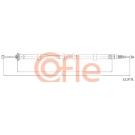 Трос ручника COFLE 92.12.0771 Q UR4B Fiat Panda (319) 3 2012 – 2020