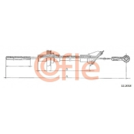 Трос сцепления COFLE 1440994062 92.12.201E DBFF 3H
