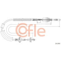 Трос сцепления COFLE 1440994304 3HT7E 9N 92.15.1353