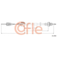 Трос сцепления COFLE LOKA OX 92.15.2682 Opel Corsa (B) 2 Хэтчбек 1.4 i (F08) 60 л.с. 1993 – 2000