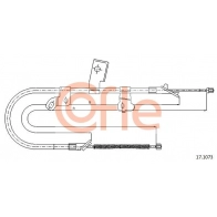 Трос ручника COFLE Toyota Yaris Verso (XP20) 1 Минивэн 1.4 D 4D (NLP20. NLP22) 75 л.с. 2001 – 2005 AXN 9NL 92.17.1073