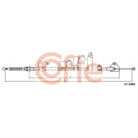 Трос ручника COFLE F R3XT 92.17.1096 Toyota Auris (E150) 1 Хэтчбек 1.6 (ZRE151) 132 л.с. 2009 – 2012