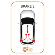 Трос ручника COFLE 4BBE 5N 1440994708 92.17.1528 - Изображение 2