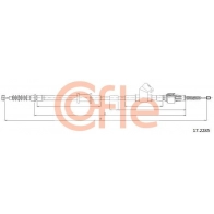 Трос ручника COFLE 6S3 8LZ 92.17.2285 Mitsubishi L200 3 (K7T, K6T) Пикап