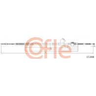 Трос ручника COFLE Mitsubishi L200 3 (K7T, K6T) Пикап 2.5 TD 4WD (K74T) 115 л.с. 2001 – 2007 PK56B2 K 92.17.2286